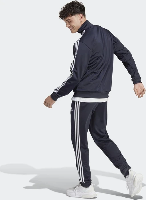 adidas Basic 3-Streifen Tricot Trainingsanzug legend ink/white (Herren)