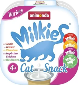 animonda Milkies Cat Snack Variety, 60g (4x 15g)