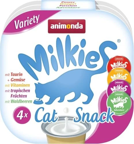 animonda Milkies Cat Snack Variety, 60g (4x 15g)