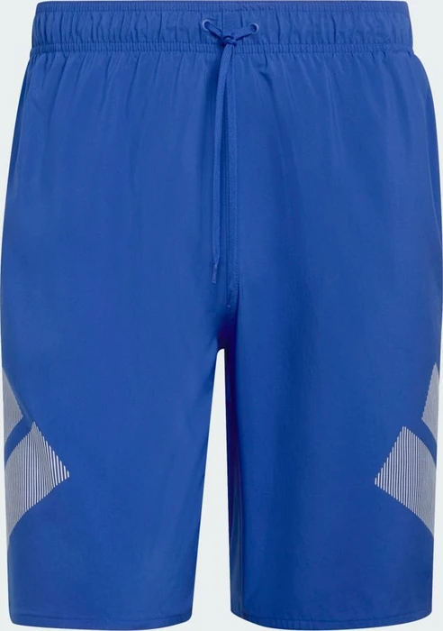 adidas Big Bars 8 Zoll Badeshorts semi lucid blue/white (Herren)