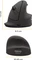 Fellowes Breyta Plus Vertical Mouse, medium, schwarz, USB/Bluetooth Vorschaubild