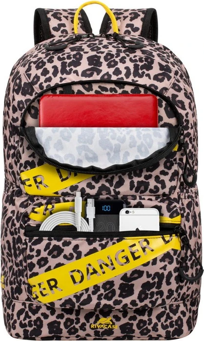 RivaCase Erebus 5421 Stadtrucksack Laptop Rucksack 13.3", leopard