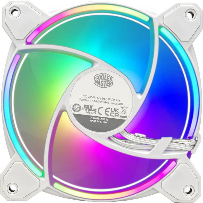 Cooler Master MasterFan MF120 Halo² 3in1 White Edition, 120mm, 3er-Pack