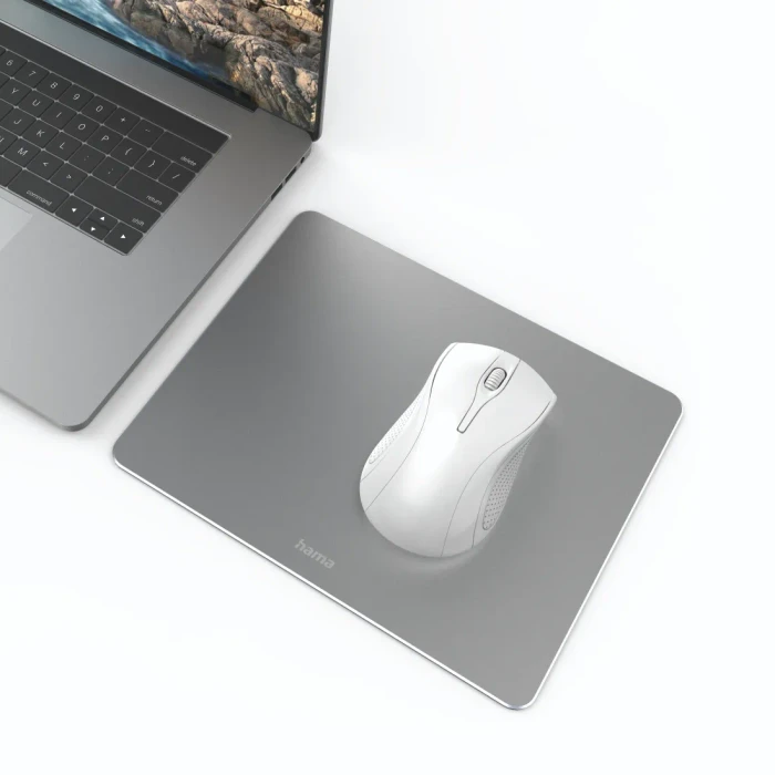 Hama Aluminium Mauspad silber