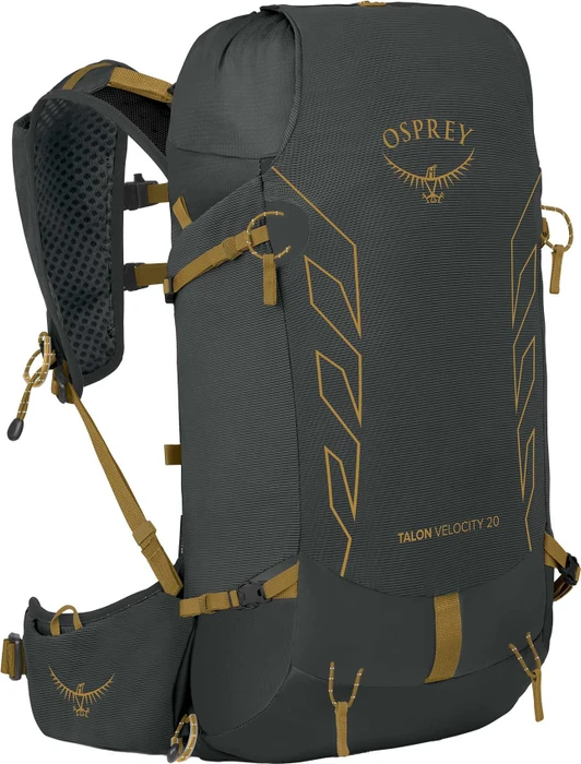 Osprey Talon Velocity 20 L/XL dark charcoal/tumbleweed yellow (Herren)