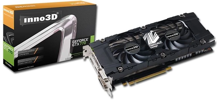 INNO3D GeForce GTX 770 HerculeZ 2000, 2GB GDDR5, 2x DVI, HDMI, DP