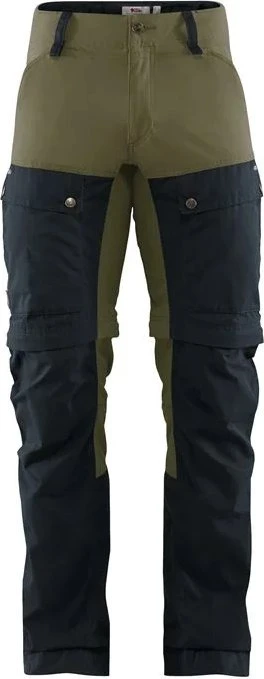 Fjällräven Keb Gaiter Zip-Off Hose lang dark navy/light olive (Herren)
