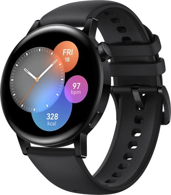 Huawei Watch GT 3 Active 42mm Light Black Fluoroelastomer