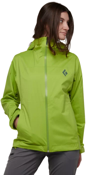 Black Diamond StormLine Stretch Rain Shell Funktionsjacke aloe (Damen)