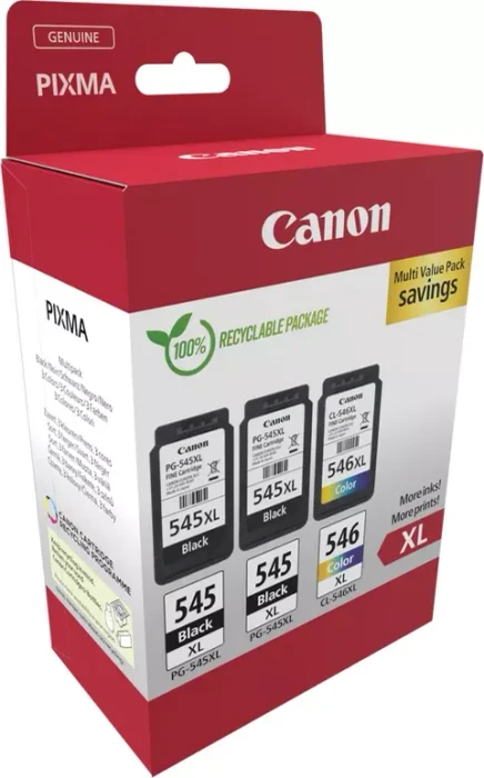 Canon Tinte PG-545XL x2/CL-546XL Multipack hohe Kapazität