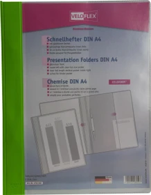 Veloflex Veloform Schnellhefter mit Einschubtasche, A4, hellgrün