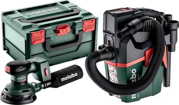Metabo SXA 18 LTX 125 BL Akku-Exzenterschleifer solo inkl. Koffer + Absaugsystem