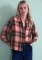 Street One Karierte Hemdbluse Hemd langarm striking coral (Damen) Vorschaubild