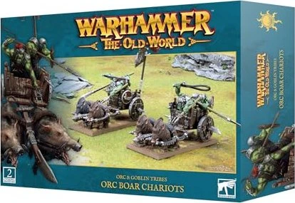 Games Workshop Warhammer The Old World - Orc & Goblin Tribes - Orc Boar Chariots