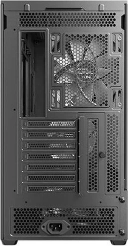 Antec Flux Rear, schwarz/braun, Glasfenster