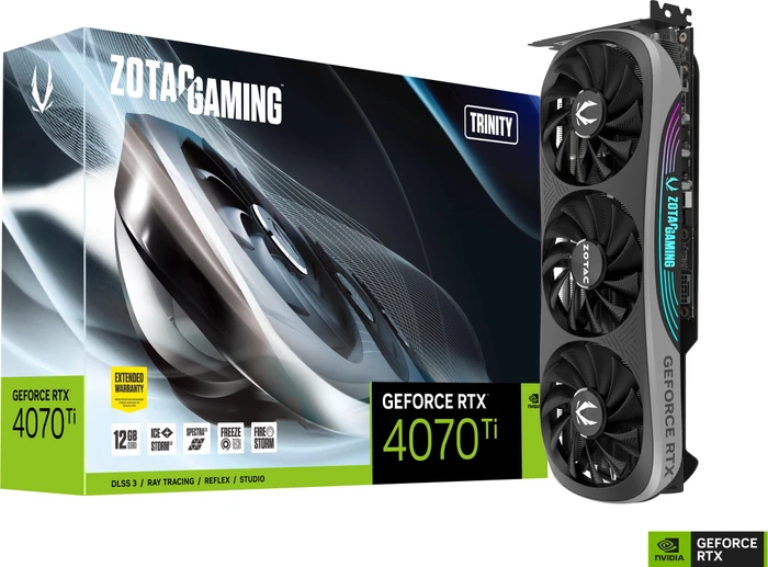 Zotac Gaming GeForce RTX 4070 Ti Trinity, 12GB GDDR6X, HDMI, 3x DP