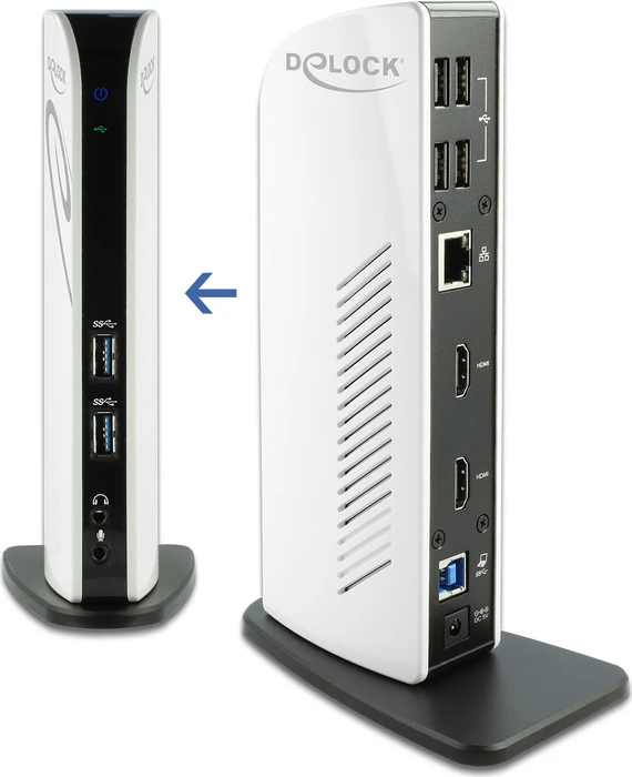 DeLOCK USB Dockingstation Dual HDMI, USB-B 3.0 [Buchse]