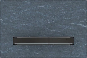 Geberit Sigma50 Betätigungsplatte Mustang Schiefer/schwarzchrom