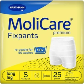 Hartmann MoliCare Premium Fixpants long leg Fixierhose Größe S, 25 Stück