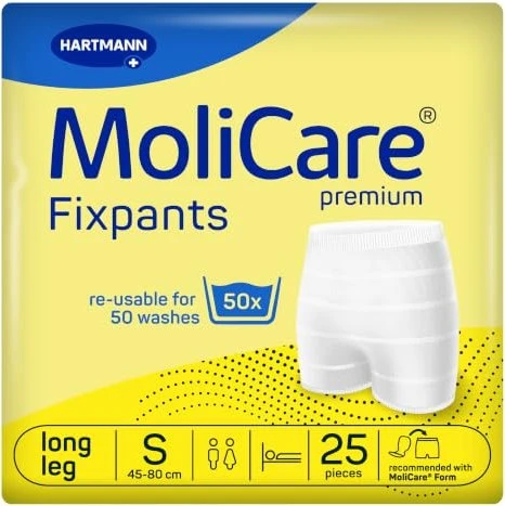 Hartmann MoliCare Premium Fixpants long leg Fixierhose Größe S, 25 Stück