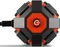 REV Ritter PowerGlobe Steckdosenwürfel mit Schalter, 4-fach, IP44, 1.4m, orange/grau Vorschaubild