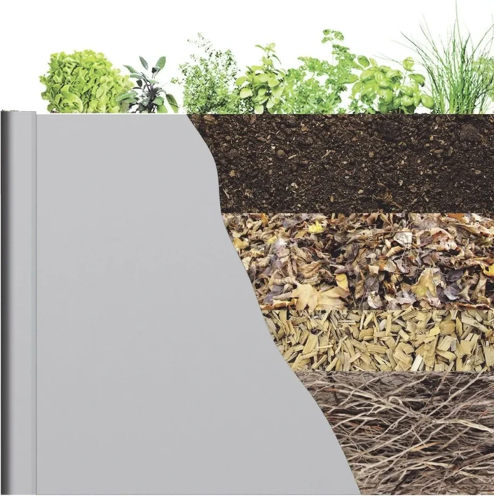 Biohort Hochbeet 1x0.5 quarzgrau-metallic