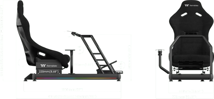Thermaltake Racing Simulator Cockpit GR500, weiß