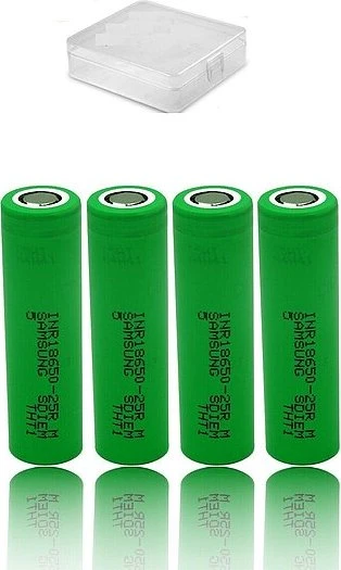 Samsung SDI Li-Ion 18650 2500mAh, 4er-Pack