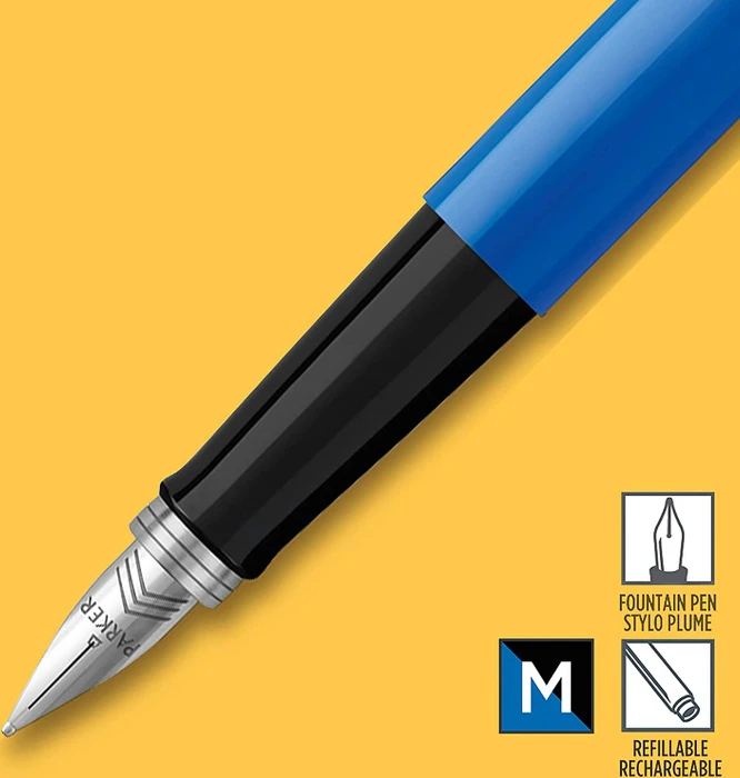 Parker Jotter Originals blau, rechte Hand, mittel