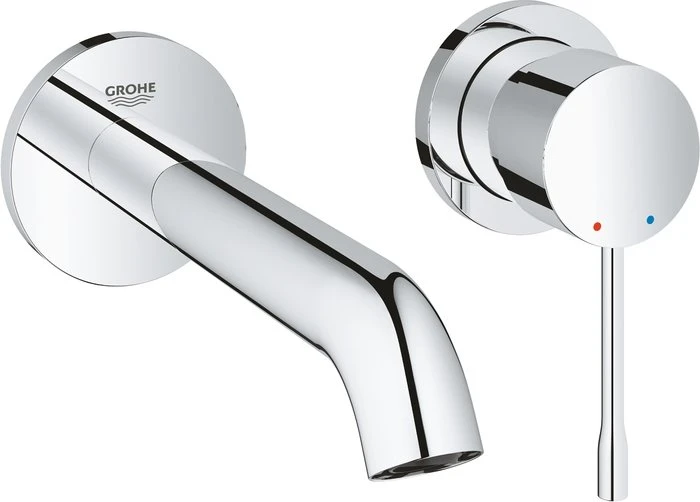 Grohe Essence 2-Loch-Waschtischbatterie M chrom