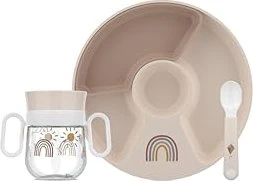 Mepal Mio Babygeschirr Kinderservice sunshine & rainbow, 3-tlg.