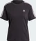 adidas 3-Streifen T-Shirt kurzarm schwarz (Damen) Vorschaubild