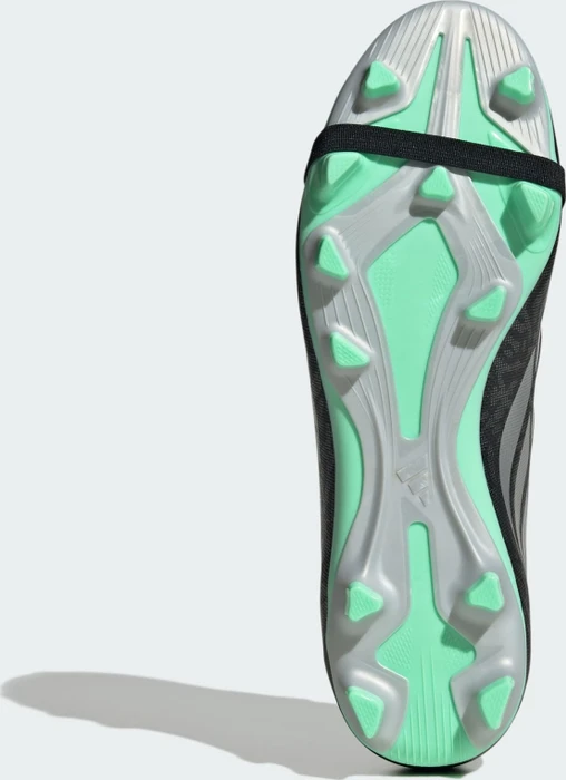 adidas Predator Club Fold-Over Tongue FG/MG core black/silver metallic/pulse mint (Herren)