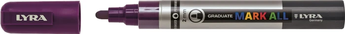 Lyra Graduate Mark All Permanentmarker 2mm violett