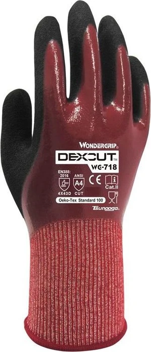 Wonder Grip WG-718 Dexcut Arbeitshandschuhe 8/M
