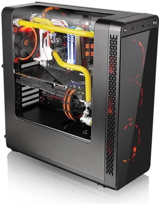 Thermaltake View 27 Gull-Wing schwarz, Acrylfenster