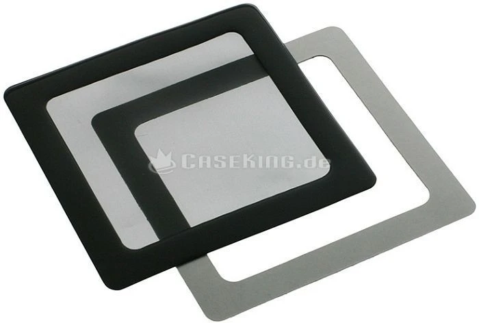 DEMCiflex Staubfilter 120mm quadratisch schwarz/schwarz