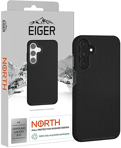 Eiger North Case für Samsung Galaxy A15/A15 5G schwarz