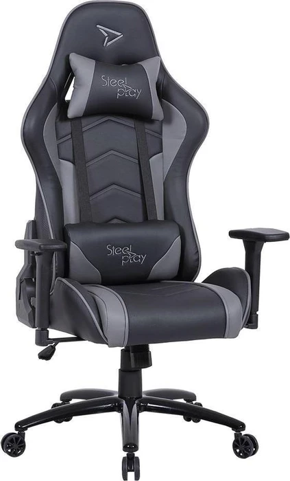 Steelplay SGC01 Gamingstuhl, schwarz/grau