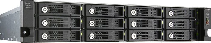 QNAP Rack Expansion Unit UX-1200U-RP 96TB, 1x USB 3.0, 2HE