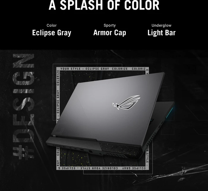 ASUS ROG Strix G17 G713RM-KH011W, Eclipse Gray, Ryzen 7 6800H, 16GB RAM, 1TB SSD, GeForce RTX 3060, DE