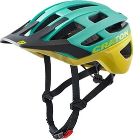 Cratoni AllRace Helm green/yellow matt