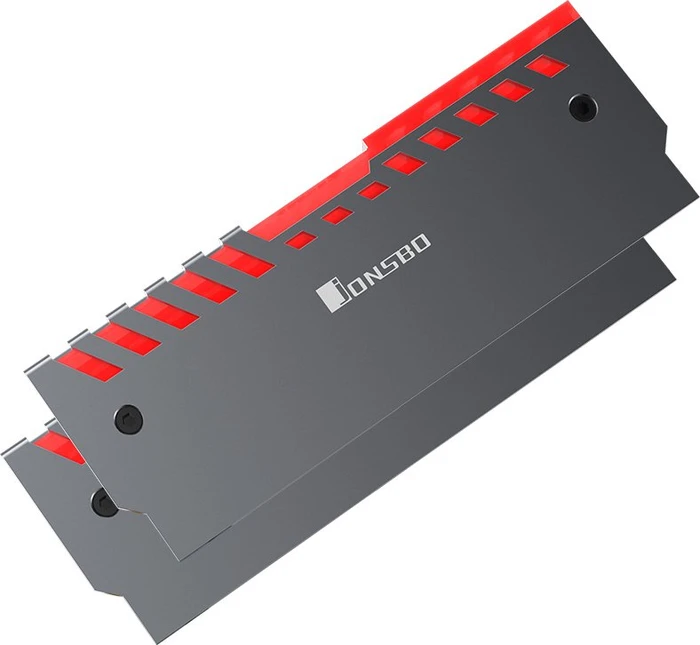Jonsbo NC-2 RGB silber, RAM-Kühler, 2er-Pack