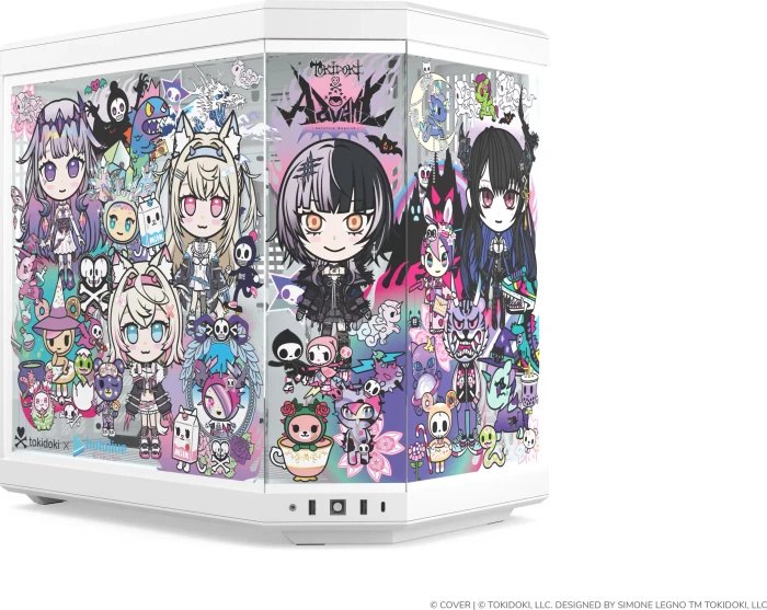 Hyte Y70 tokidoki x hololive English -Advent-, Glasfenster
