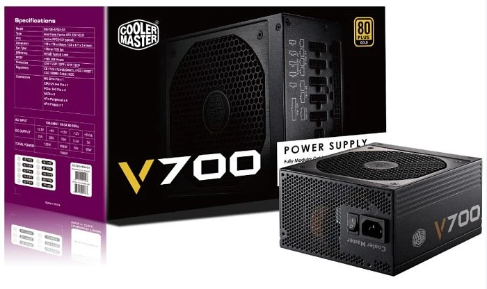 Cooler Master V-Series V700 700W, ATX 2.31