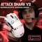 Attack Shark V3 Tri-mode Wireless Gaming Mouse, weiß, inkl. Grip Tape, USB/Bluetooth Vorschaubild