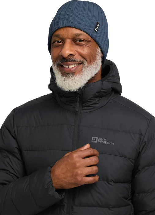 Jack Wolfskin Rib Knit Beanie midnight sky