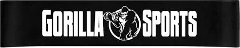 Gorilla Sports Training 1.2mm Widerstandsband schwarz