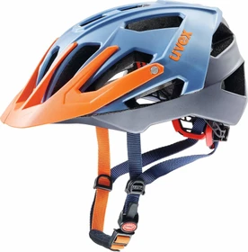 UVEX Quatro Helm blau/silber/orange