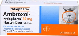 Ambroxol-ratiopharm 60mg Hustenlöser Tabletten, 20 Stück